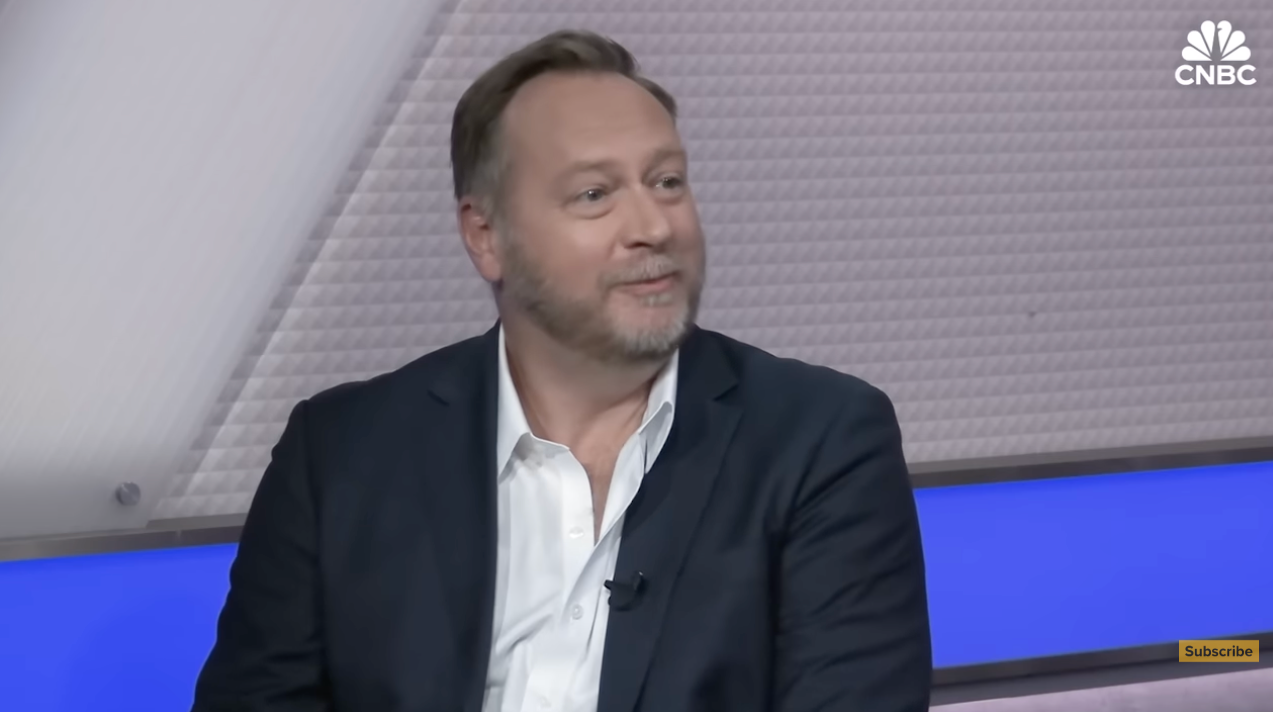 Steven McClurg จาก Canary Capital ได้ให้สัมภาษณ์กับรายการ Crypto World ของ CNBC ( ที่มา : CNBC )