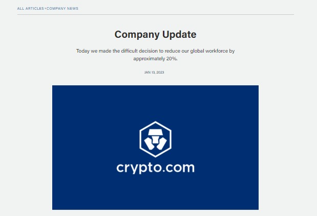 <i>ประกาศจาก Crypto.com<br>รูปภาพ: Crypto.com</i>