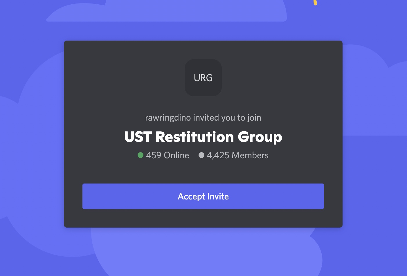 <i>ห้อง&nbsp;Discord 'UST Restitution Group' </i>