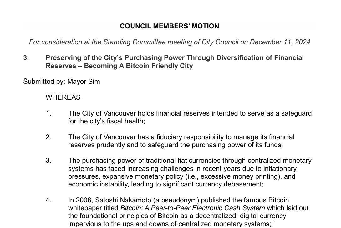 ตัวอย่างญัตติของสมาชิกสภา ( ที่มา :&nbsp;Vancouver City Council )&nbsp;&nbsp;