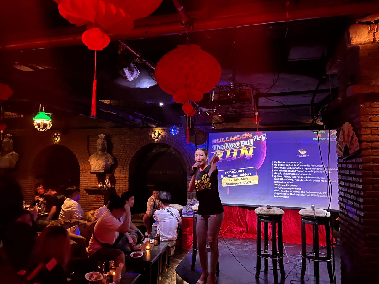 <i>บรรยากาศภายในงาน&nbsp;</i>Bullmoon Party<i><br>รูปภาพ: CryptoSiam&nbsp;&nbsp;</i>