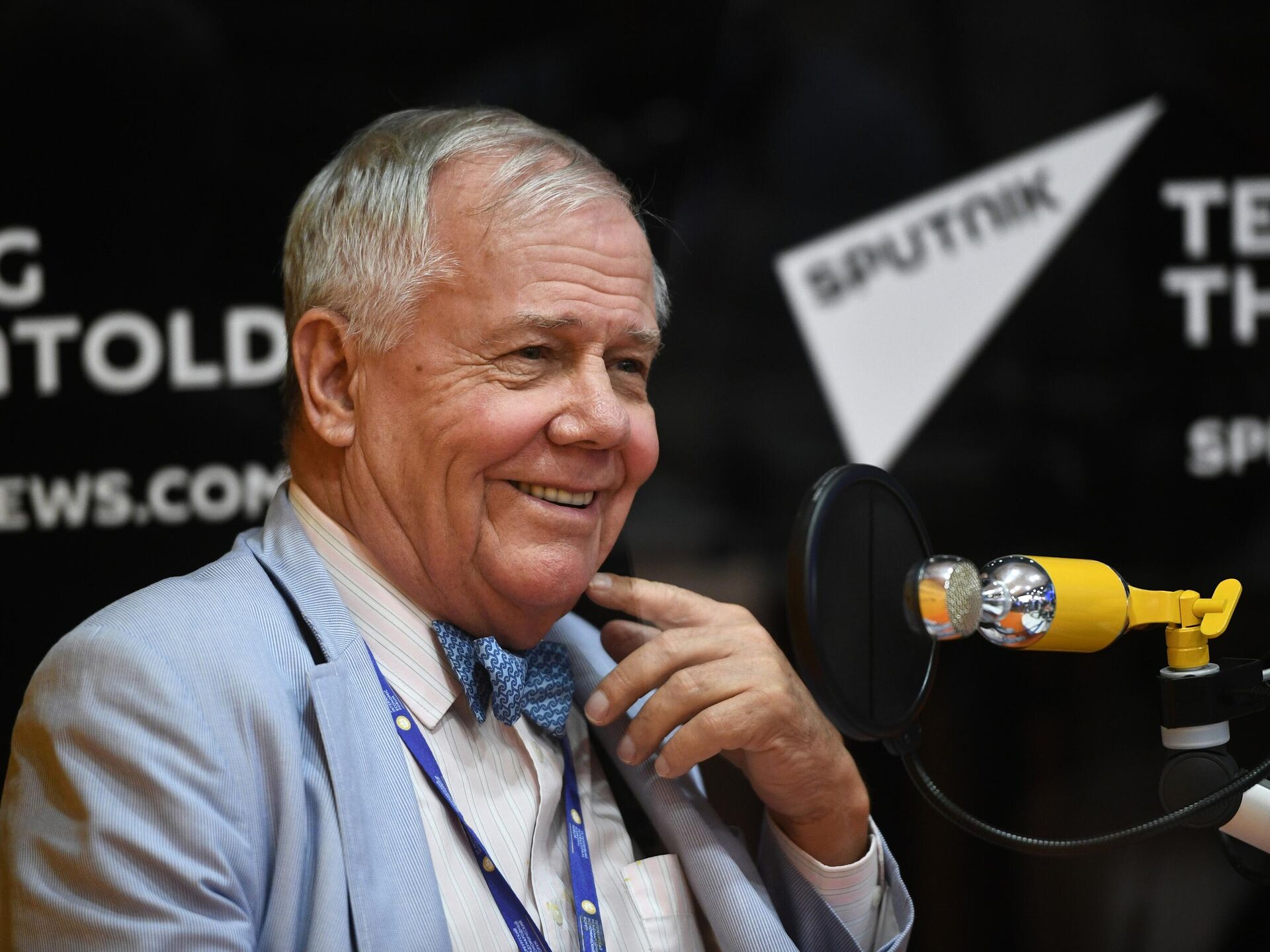 <i>Jim Rogers ให้สัมภาษณ์กับ Sputnik<br>รูปภาพ:&nbsp;Sputnik</i>