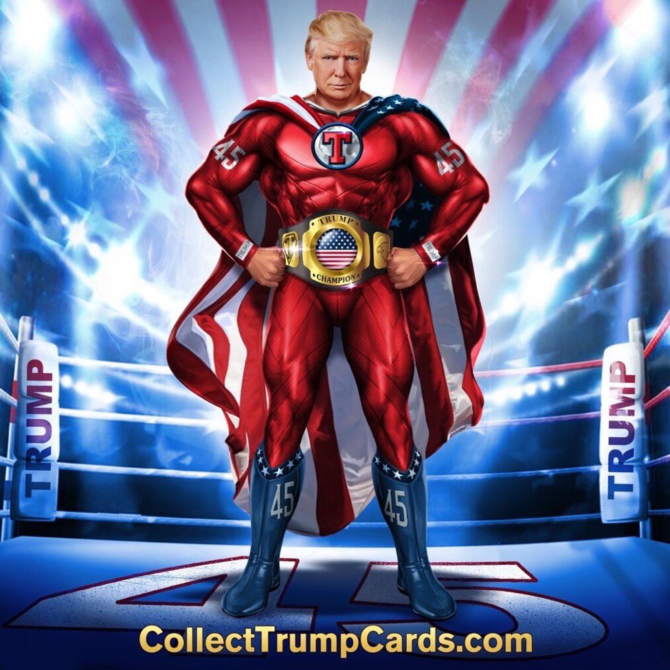 <i>NFT คอลเลคชันแรกของ Donald Trump<br>รูปภาพ: CollectTrumCard.com</i>