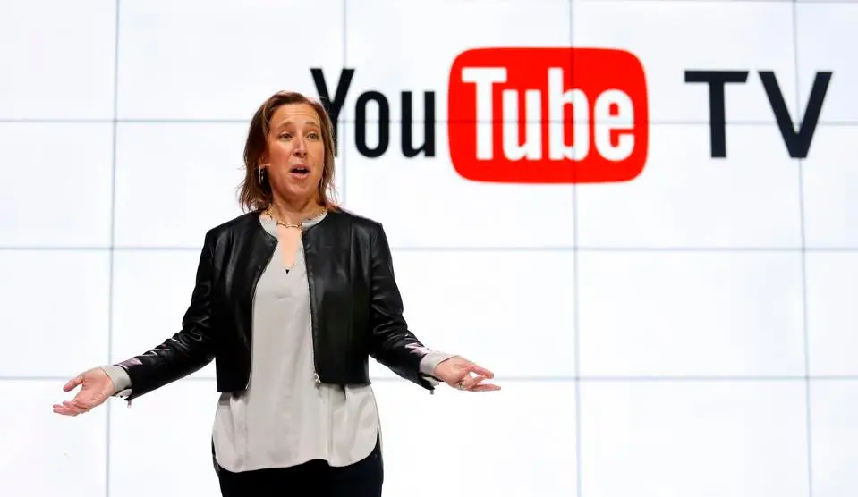 <i>Susan Wojcick ซีอีโอของ Youtube<br>รูปภาพ: Forbes</i>