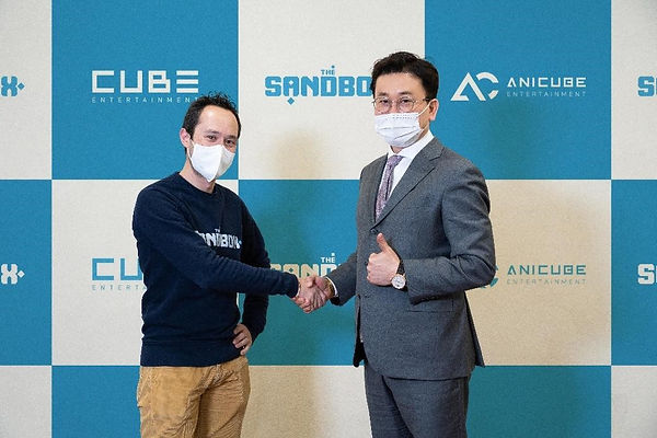 The Sandbox Partners With Cube Entertainment.jpg