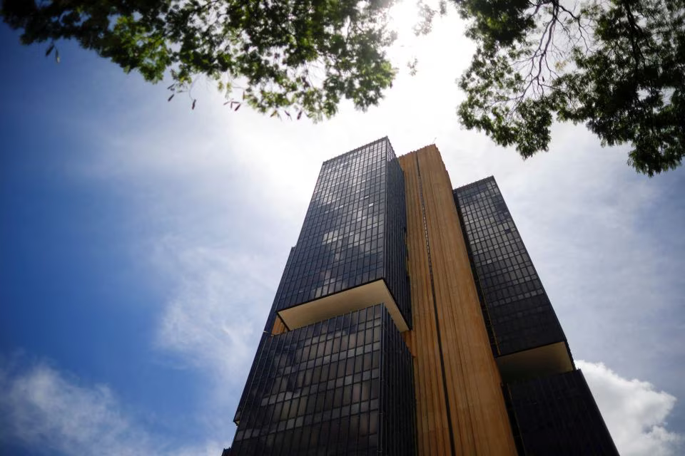 <i>สำนักงานใหญ่ธนาคารกลางบราซิล<br>รูปภาพ:&nbsp;REUTERS/Adriano Machado</i>