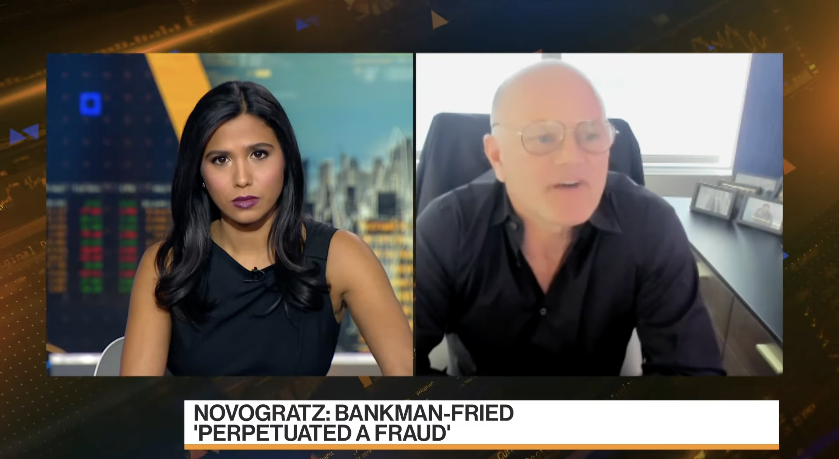 <i>Mike Novogratz ให้สัมภาษณ์กับ Bloomberg</i>