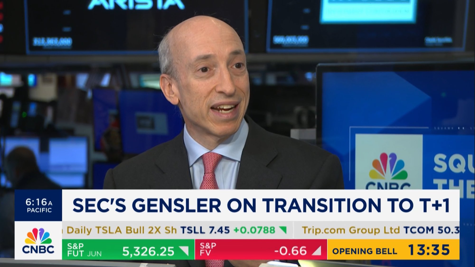 <i>Gary Gensler ใน CNBC<br>รูปภาพ: CNBC</i>