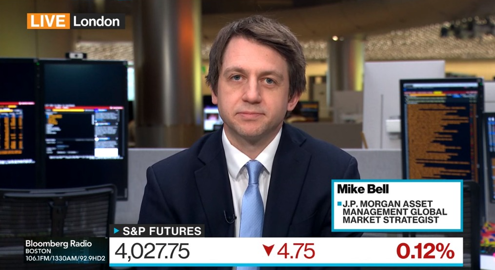 <i>Mike Bell กล่าวใน&nbsp;Bloomberg TV<br>รูปภาพ:&nbsp;Bloomberg Markets and Finance</i>