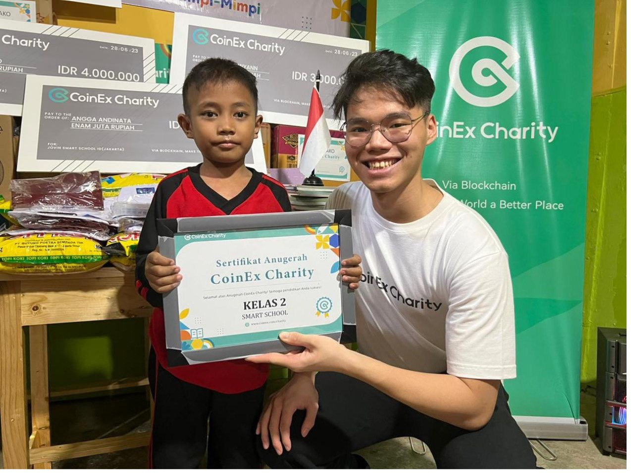 Grant for Fulfilling Dreams โดย CoinEx Charity