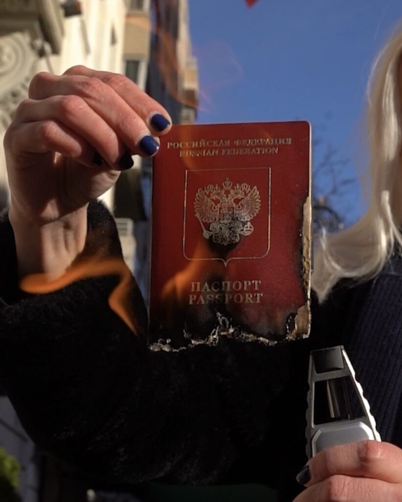 Russian National Will Use Sales of Her Burning Passport Nft 821x1024.jpeg