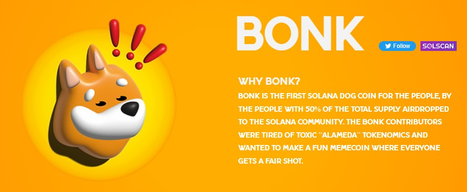 <i>ทำไมต้อง Bonk?<br>รูปภาพ: Bonkcoin</i>