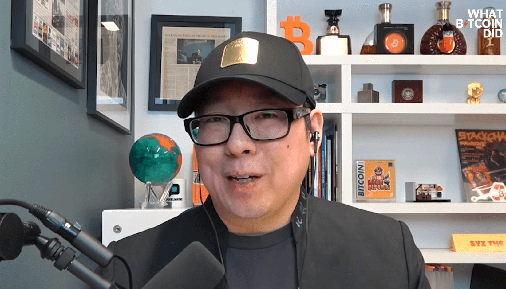 Samson Mow ให้สัมภาษณ์กับDanny Knowles ในพอดแคสต์ 'What Bitcoin Did' ( ที่มา : What Bitcoin Did )